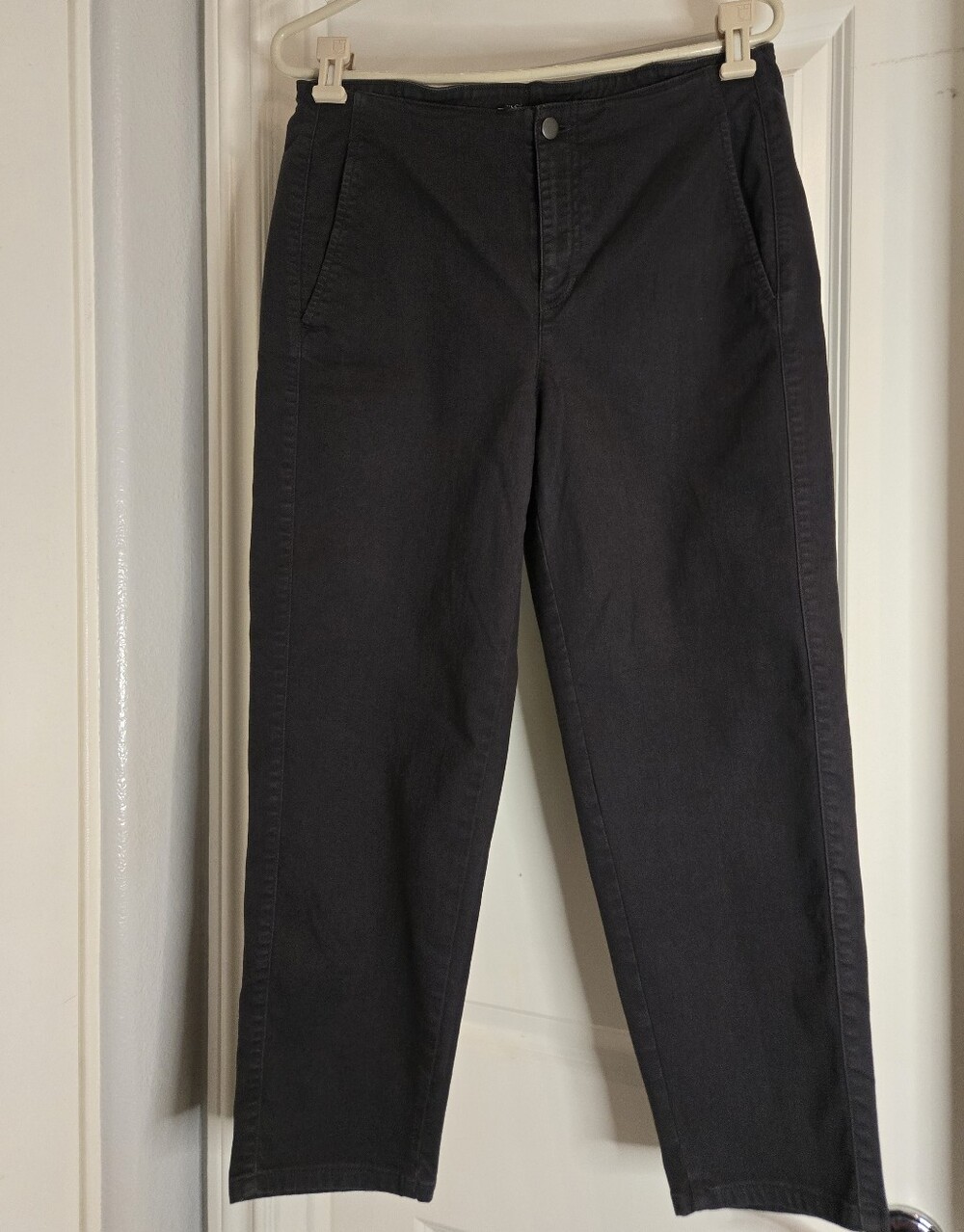 Eileen Fisher Women's Straight-Leg Pants Organic Cotton, Size Petite Medium